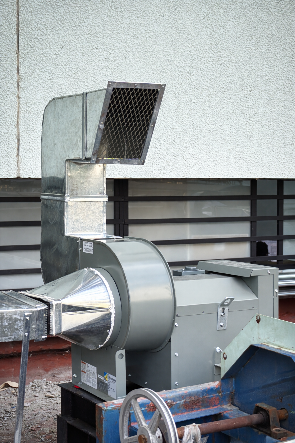 Sistema de ventilación industrial